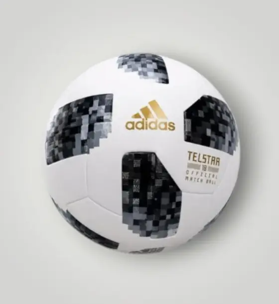 كرة قدم Adidas Telstar أبيض وأسود