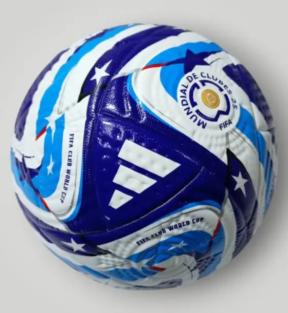 كرة قدم Adidas أزرق وأبيض