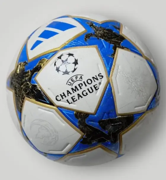 كرة قدم Champions League ذهبي وأزرق
