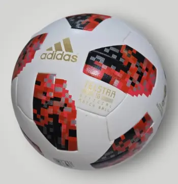 كرة قدم Adidas Telstar أبيض وأحمر وأسود