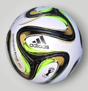 كرة قدم Adidas Brazuca أخضر وذهبي
