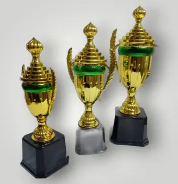 طقم كؤوس ذهبية أخضر 22/25/27cm